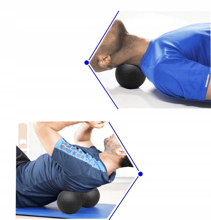 ZESTAW ROLLERÓW PO TRENINGOWYCH DO MASAŻU Liczba sztuk w zestawie 3