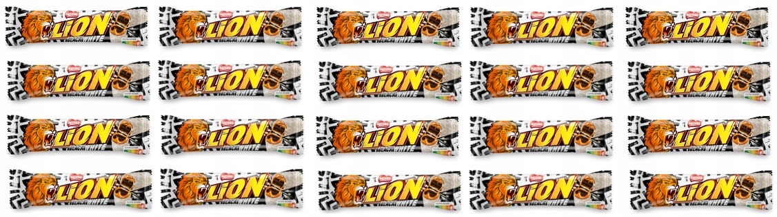 Levně 20x 42g tyčinka Lion Black White, půlka kartonu