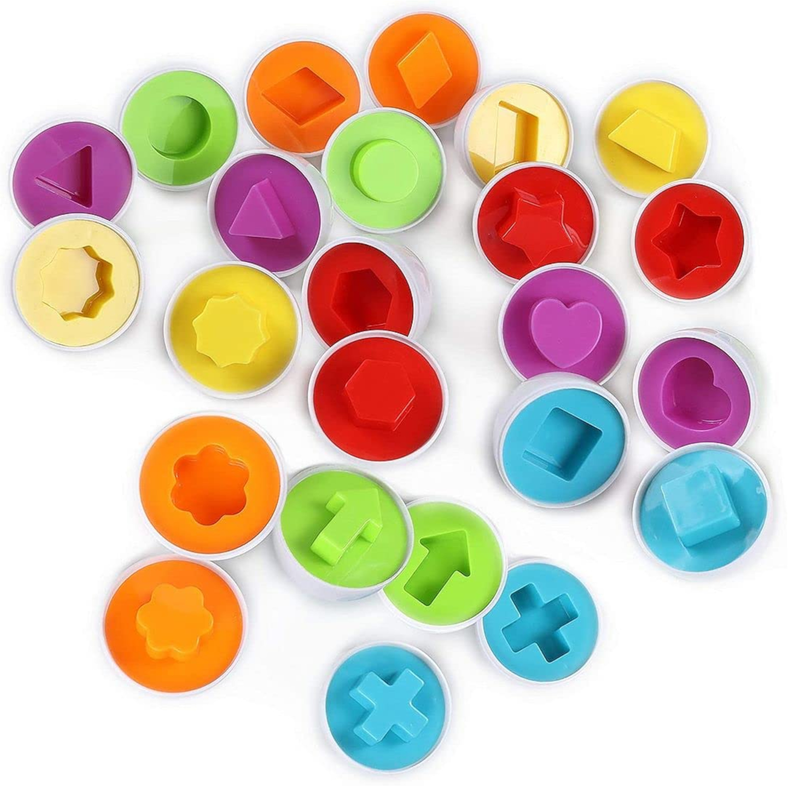 Układanka sorter jajka Montessori kształty LB33-3 Głębokość produktu 28 cm