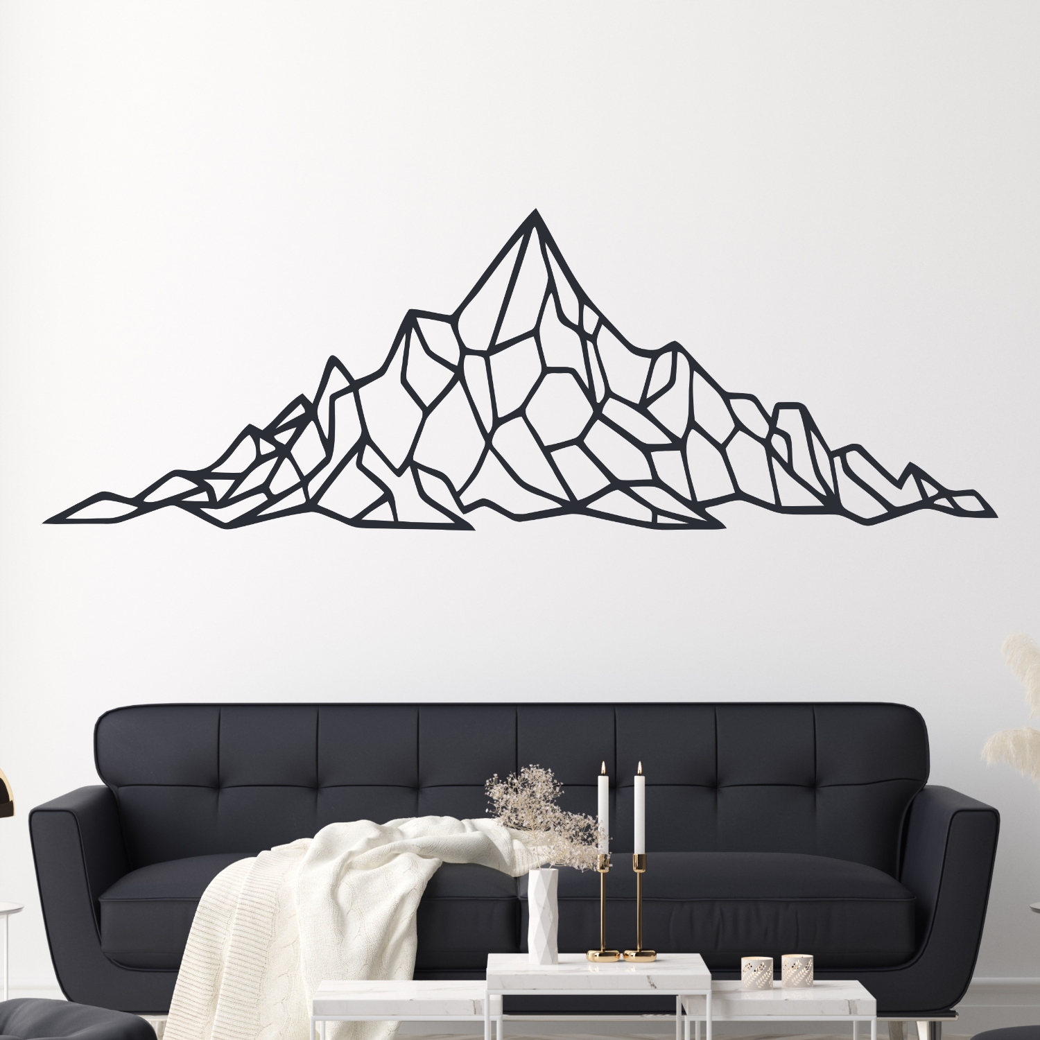 УКРАШЕНИЕ СТЕНЫ ГОРЫ, СОВРЕМЕННОЕ УКРАШЕНИЕ НАКЛЕЙКА