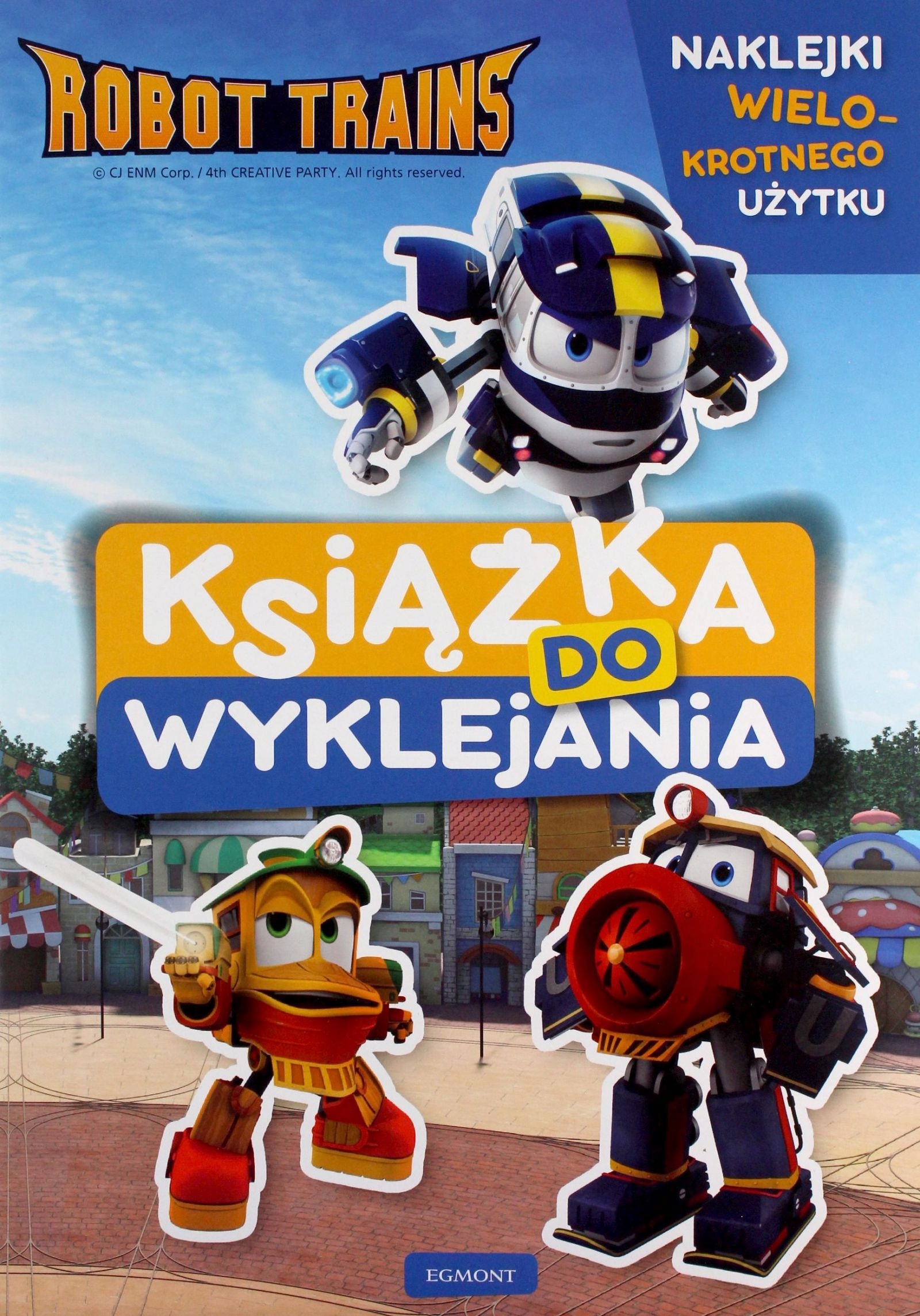 

Robot Trains Książka do wyklejania Kd