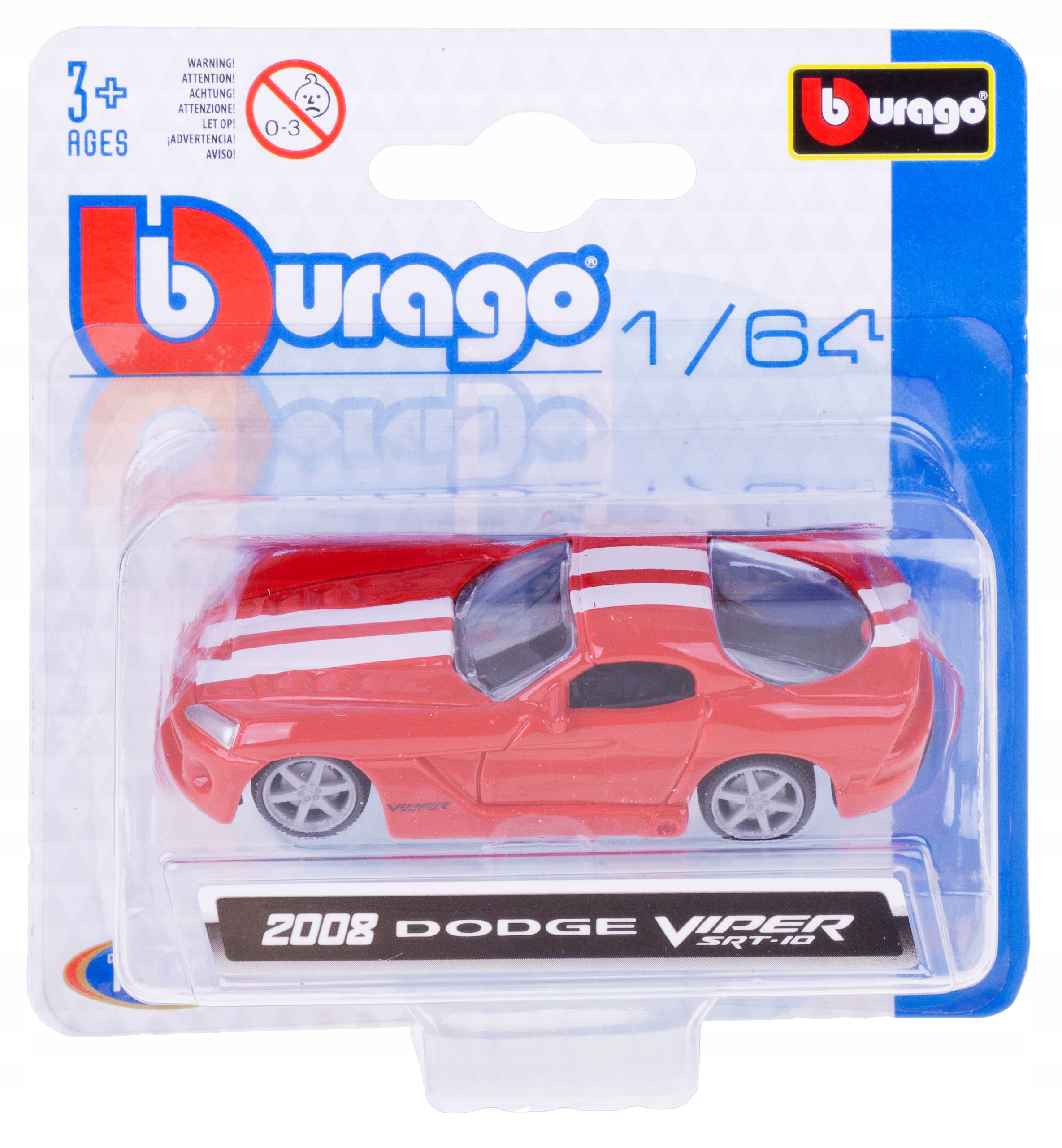 

Dodge Viper STR-10 2008 Resorak 1:64 Bburago Red