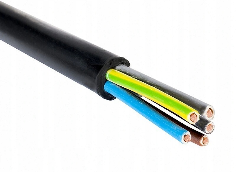 

Kabel energetyczny Yky 5x4 żo 0,6/1kV Re 1szt=1m.b