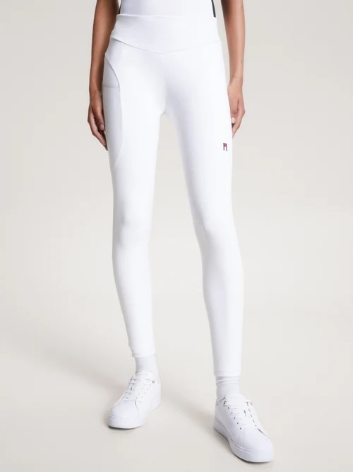 Tommy Hilfiger, Legginsy jeździeckie Elmira All Year, Th Optic White Xxs