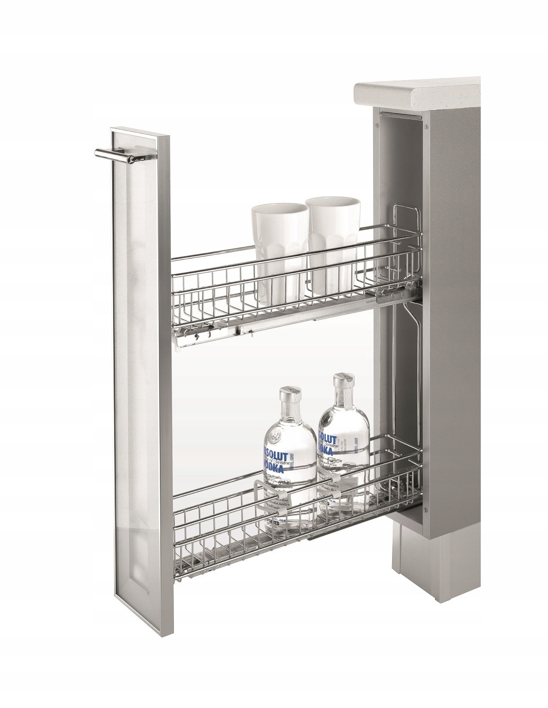 

Kosz Cargo 15 cm Blum Chrom Inoxa Prawy Italy