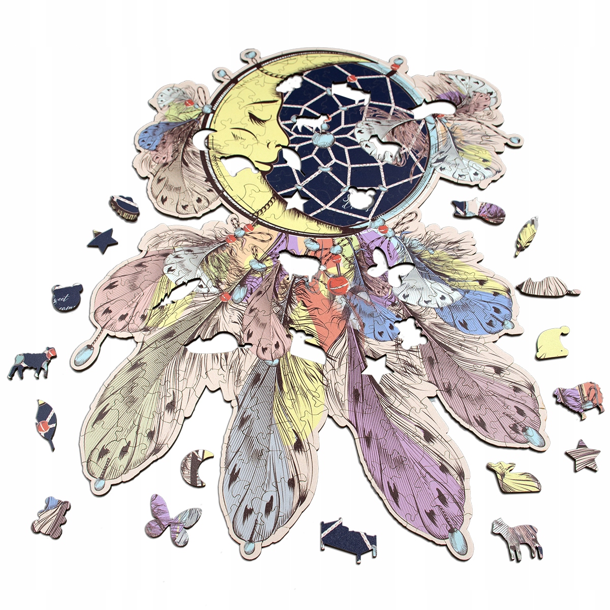 

Łapacz Snów Dreamcatcher Puzzle Drewniane A3