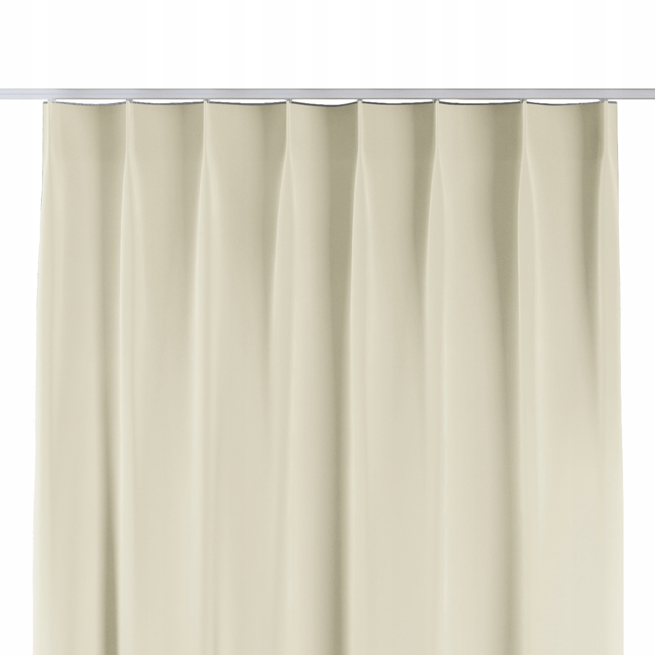 Záves na jednoduchých flex háčikoch 130 x 260 cm, krémový