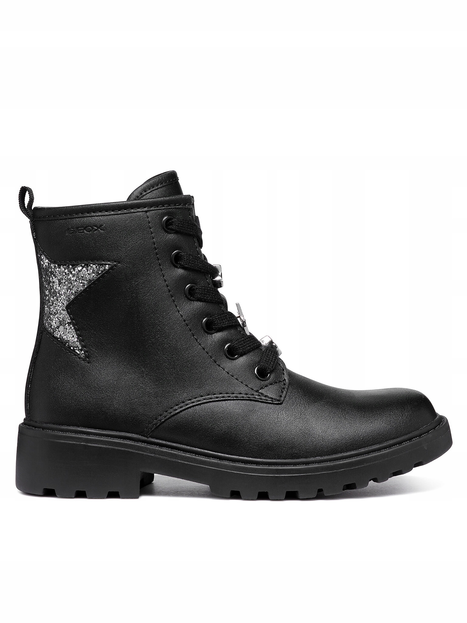 Geox Kozaki Dziewczynki Jr Casey J9420G 054EW C9244 M czarny