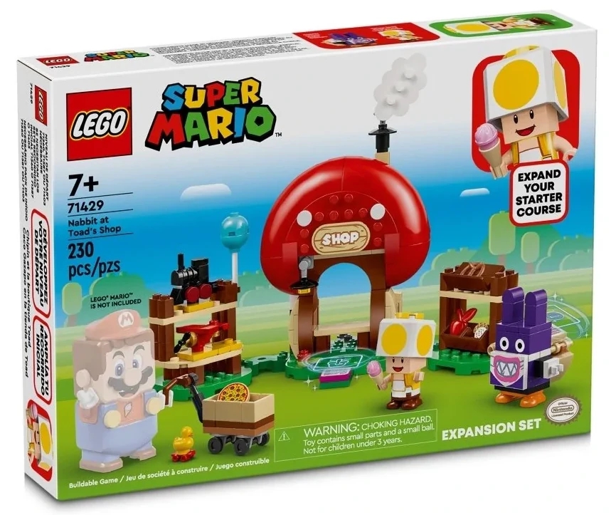 Lego Mario – Nákup V Obchodě Toada – Sada Kostek – 71429