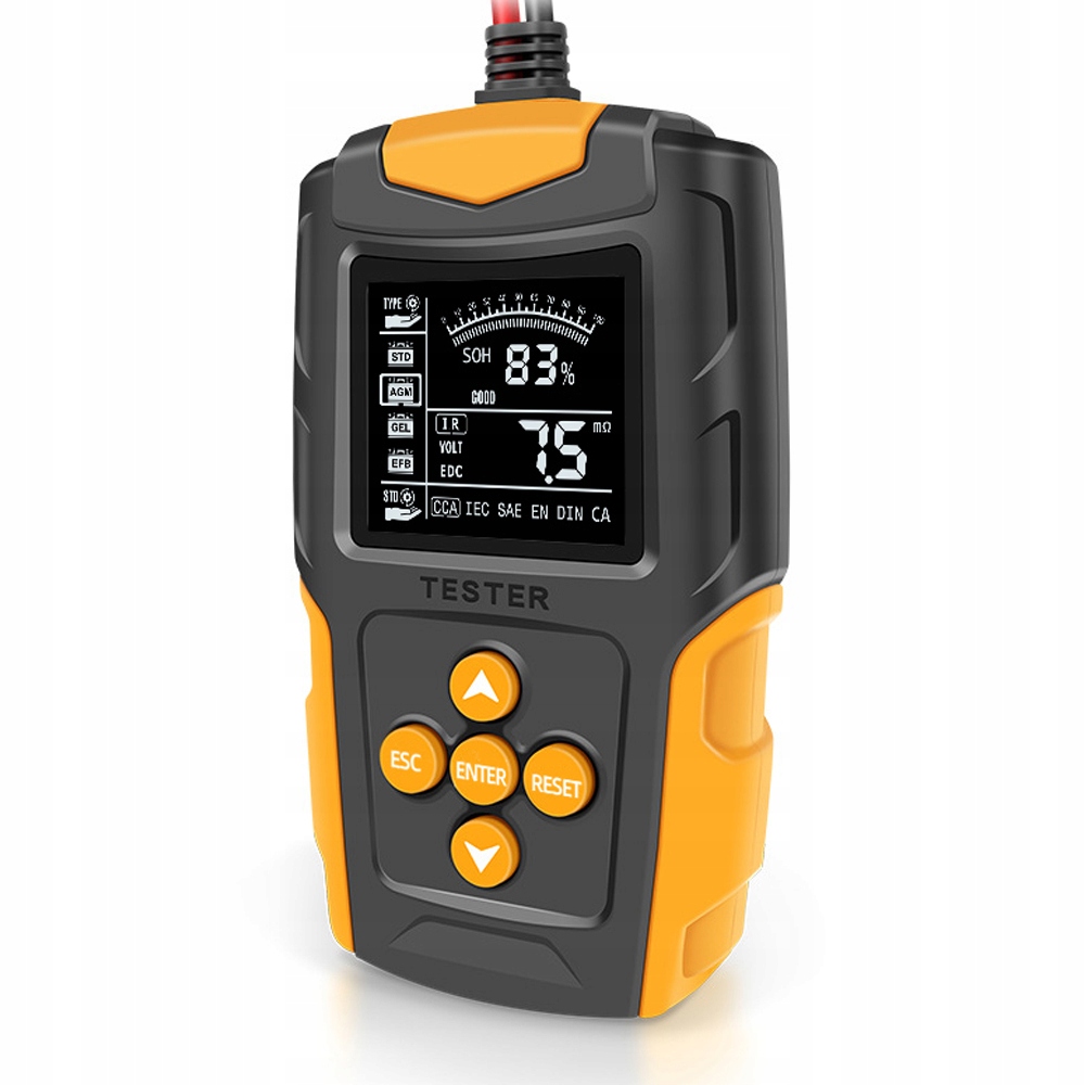 TESTER AKUMULATORA SAMOCHODOWEGO 12V 24V EAN 6220512748991