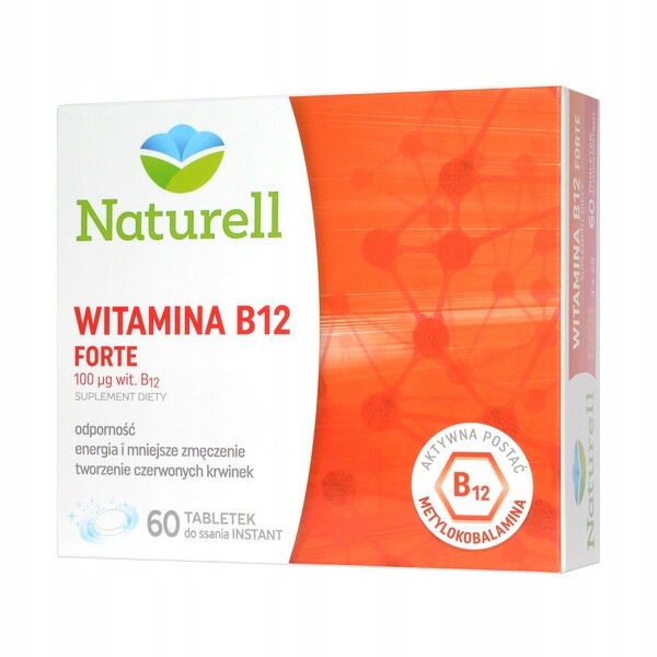 NATURELL Vitamín B12 Forte 60tabl. na sanie