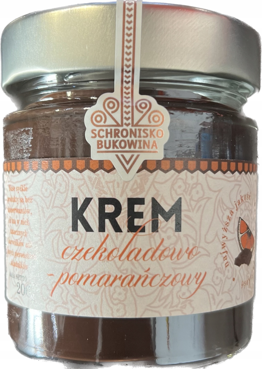 Levně 2x Čokoládovo-pomerančový krém 200 g Schronisko Bukowina