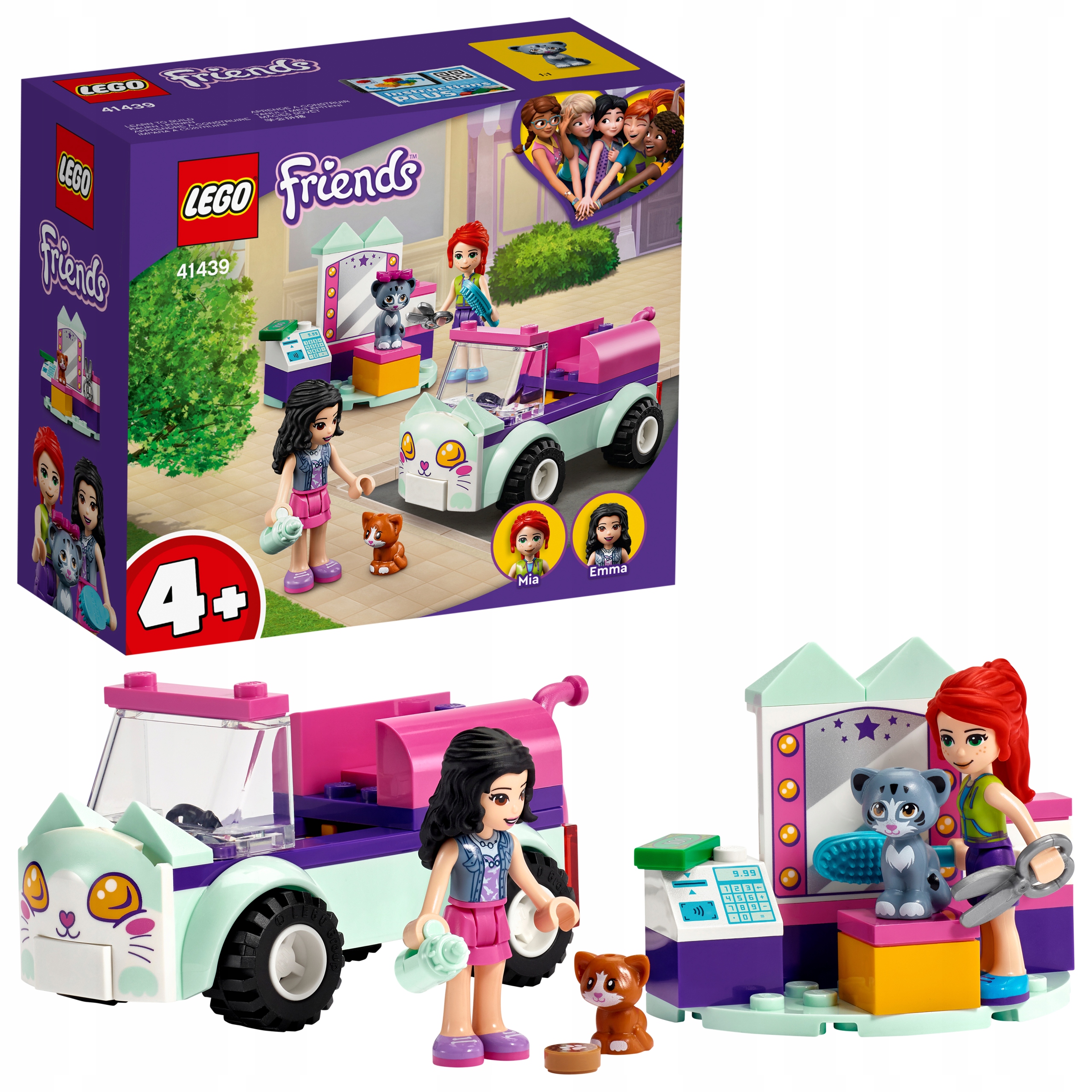 

Lego Friends Samochód do pielęgnacji kotów 41439