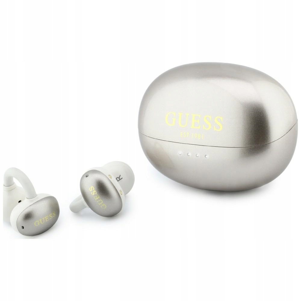 Sluchátka Ows Guess Metalic Finish Electropated Parts Classic Logo zlatá