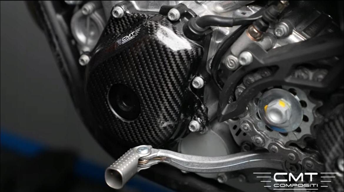 Ktm Sxf Sx-f Smr Xc-f 450 23-27 karbon osłona magneta Cmt Cubamoto