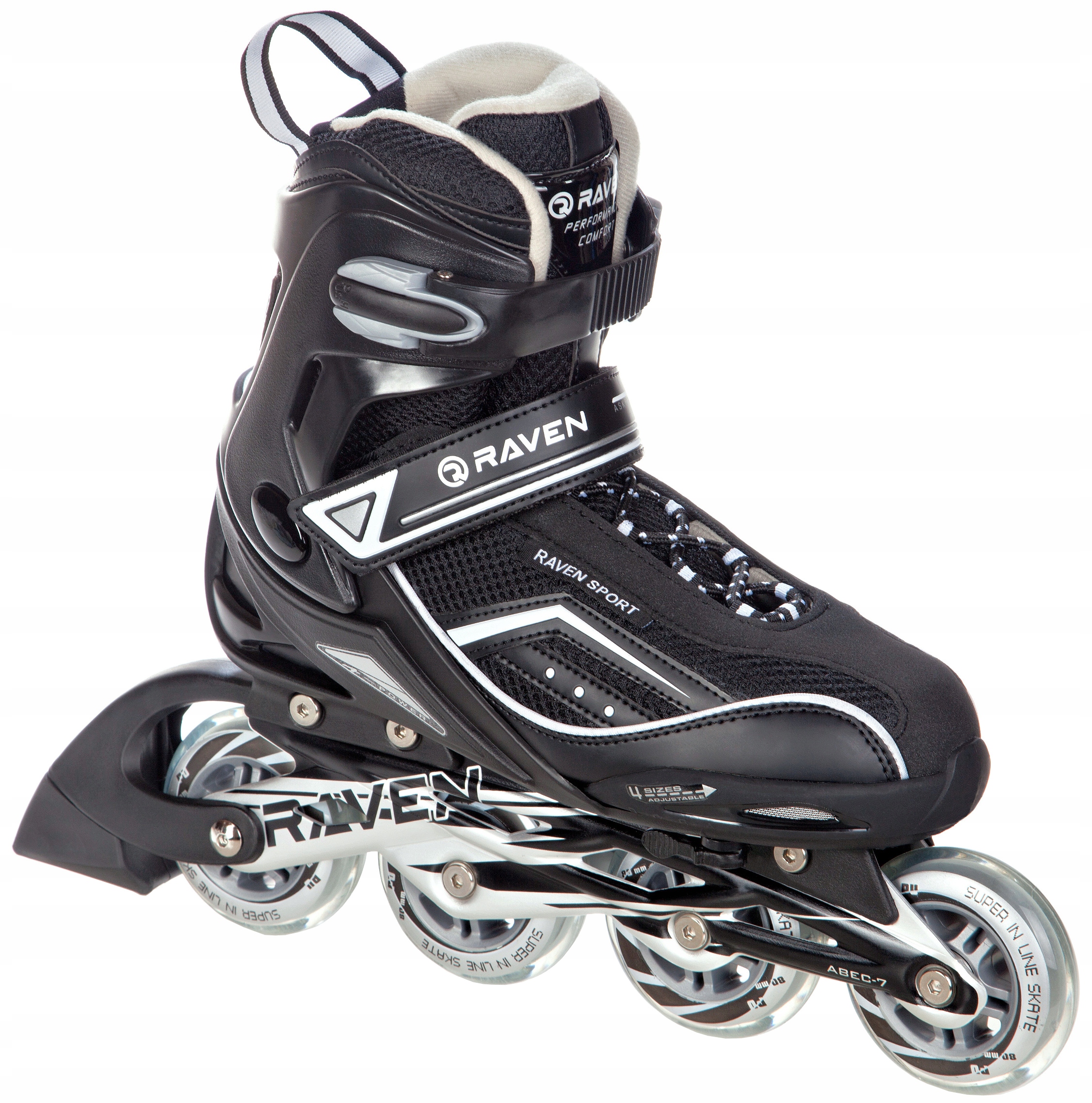 

Rolki Raven Total Black 43-46 Kauczuk