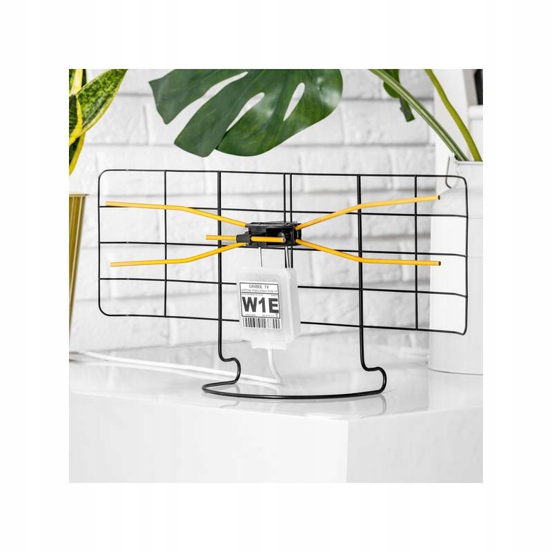 Antena pokojowa DVB-T2 HEVC DAVBOL W1E NAJLEPSZA SUPERMOCNA zewnętrzna mała Rodzaj wewnętrzna zewnętrzna