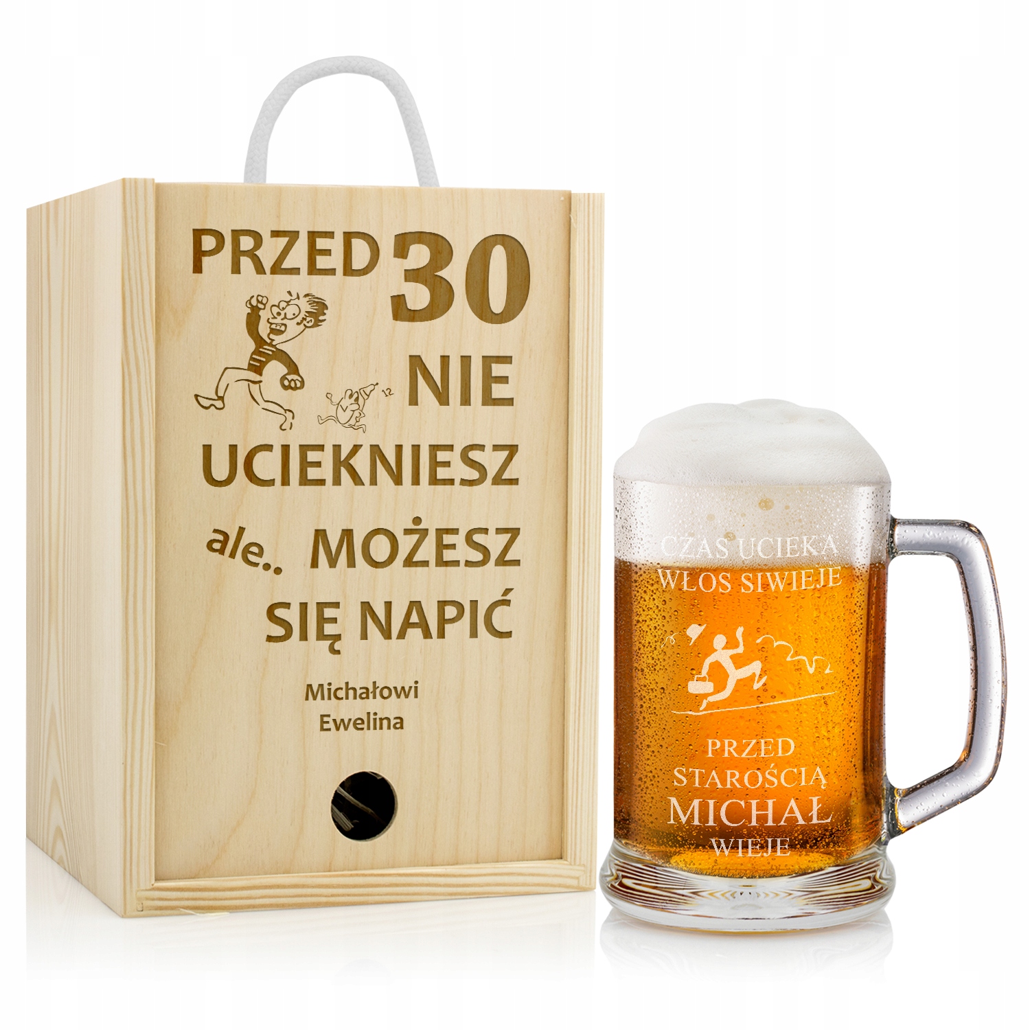 

Kufel w skrzynce z Grawerem Urodziny