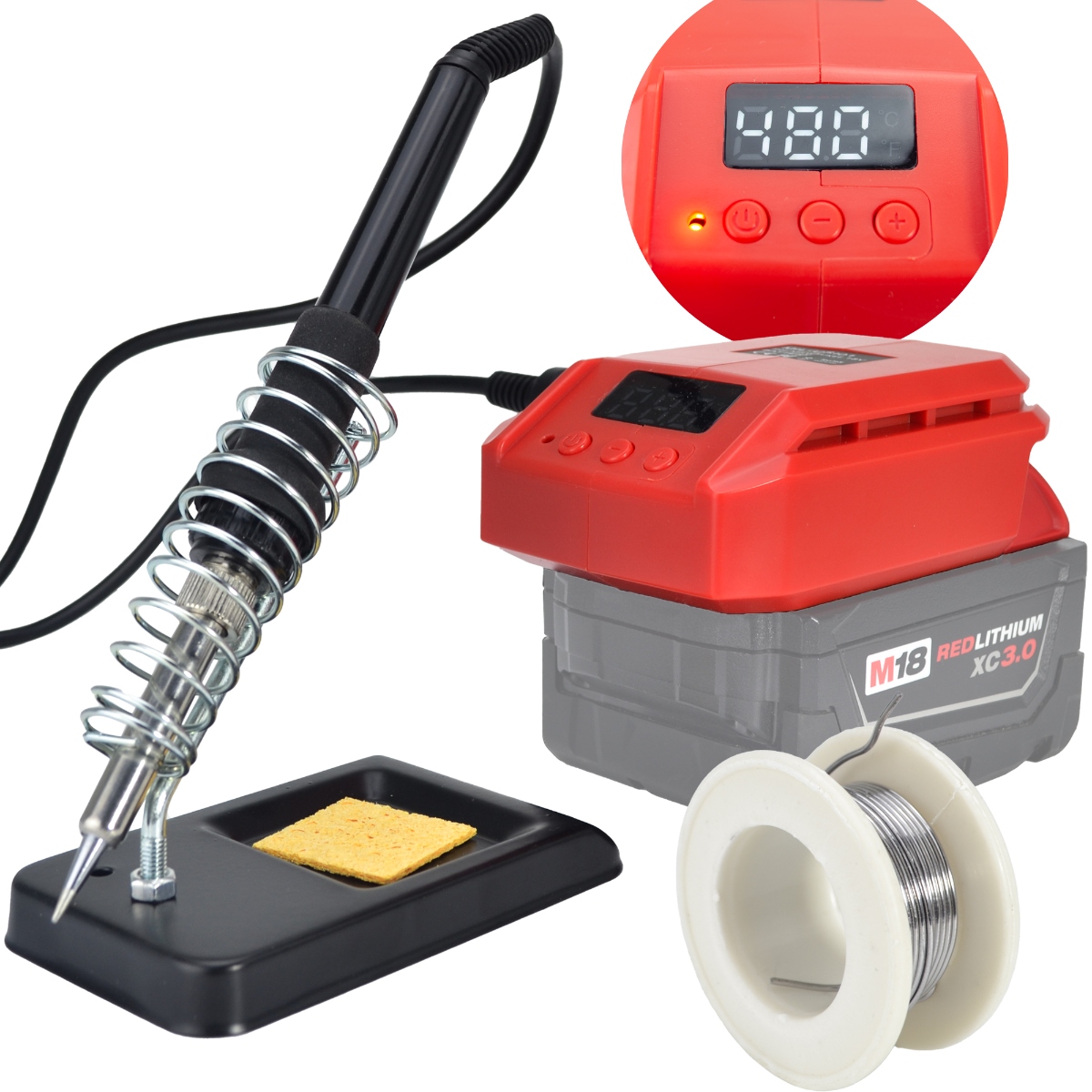 Akumulátorová Páječka Na Baterie Milwaukee 18V Akumulátor M18 Přenosná