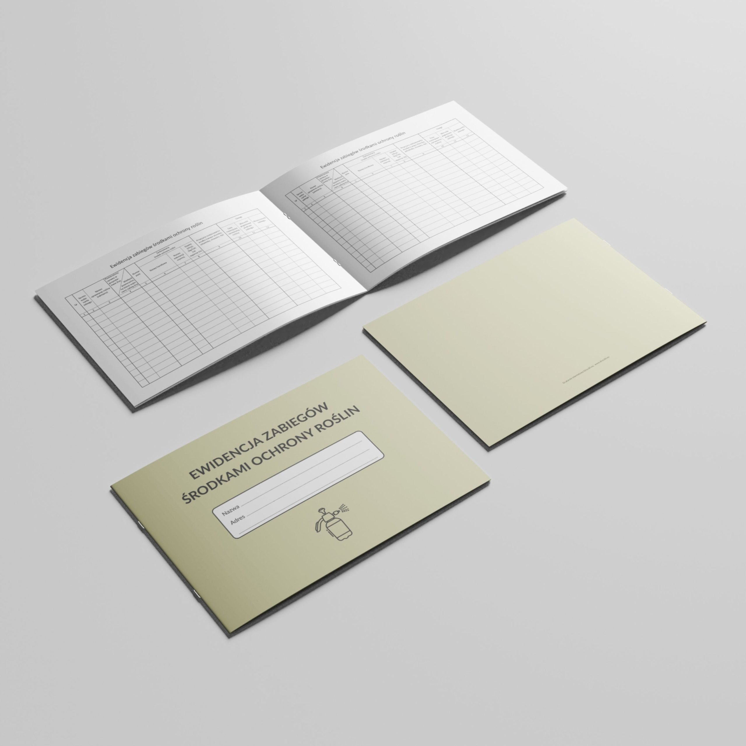 Ewidencja zabiegów środkami ochrony roślin A4 Marka Druczki