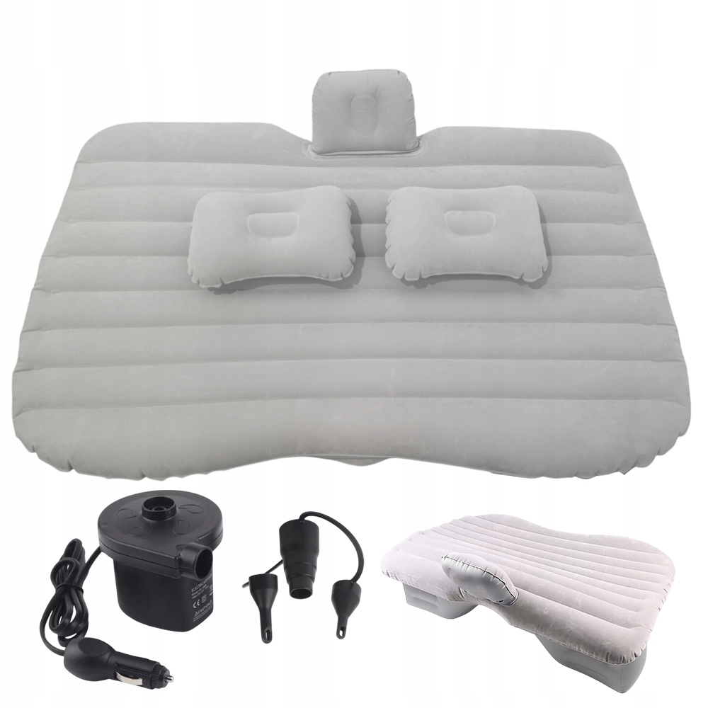 Nafukovací Postel Do Auta 136X85 CM S Polštářem, Pumpa, Sada 2V1