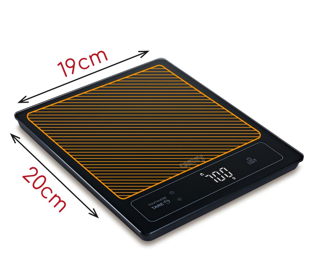 Waga kuchenna CR 3175 - 15kg, bezdotykowe tarowanie, wyświetlacz LED