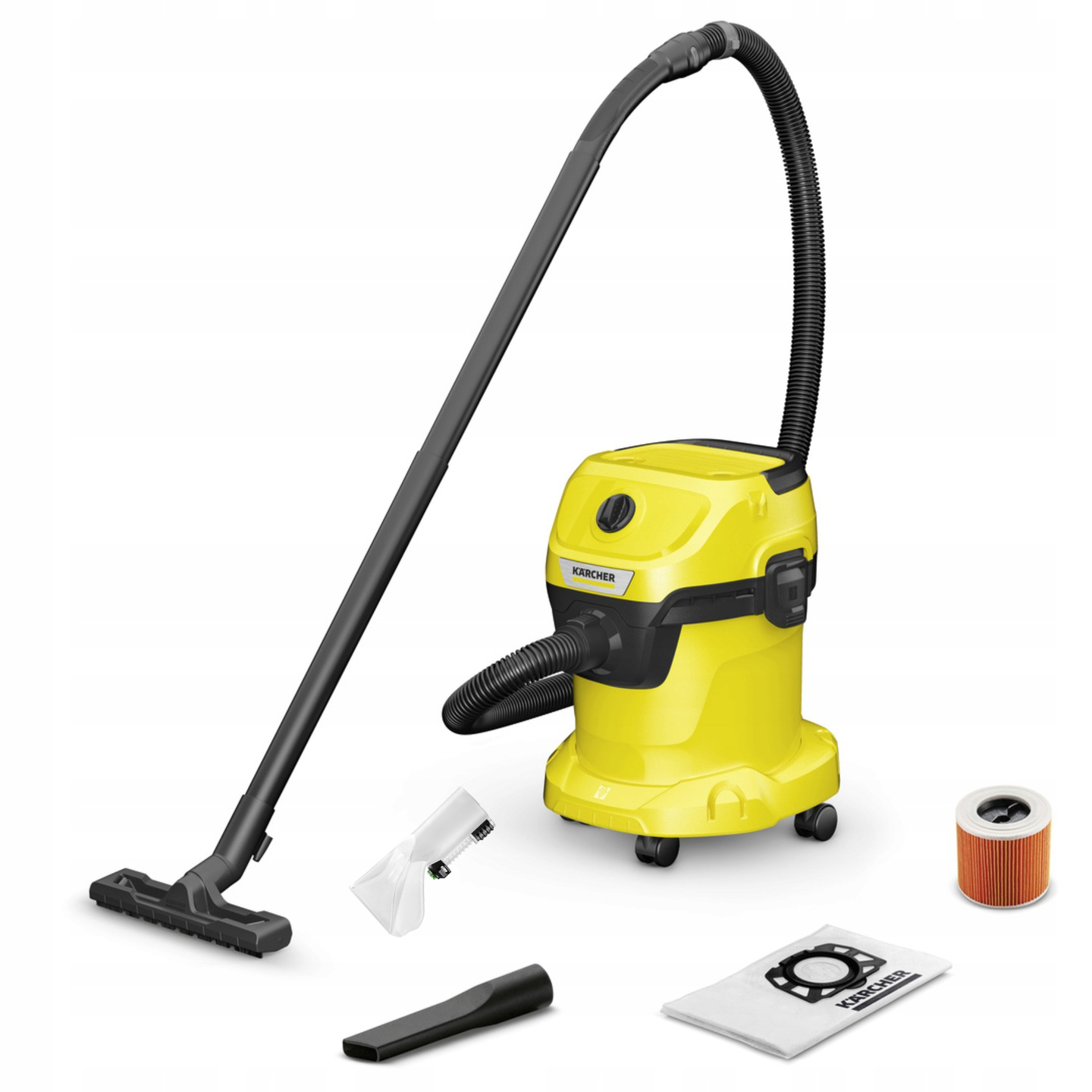 Odkurzacz Uniwersalny Karcher WD3 Bezworkowy z zestawem do prania tapicerki