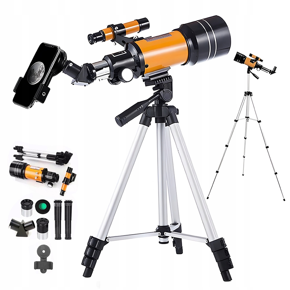 Astronomický Dalekohled Se Stativem 70/300 mm 15x-150x Akcesoria
