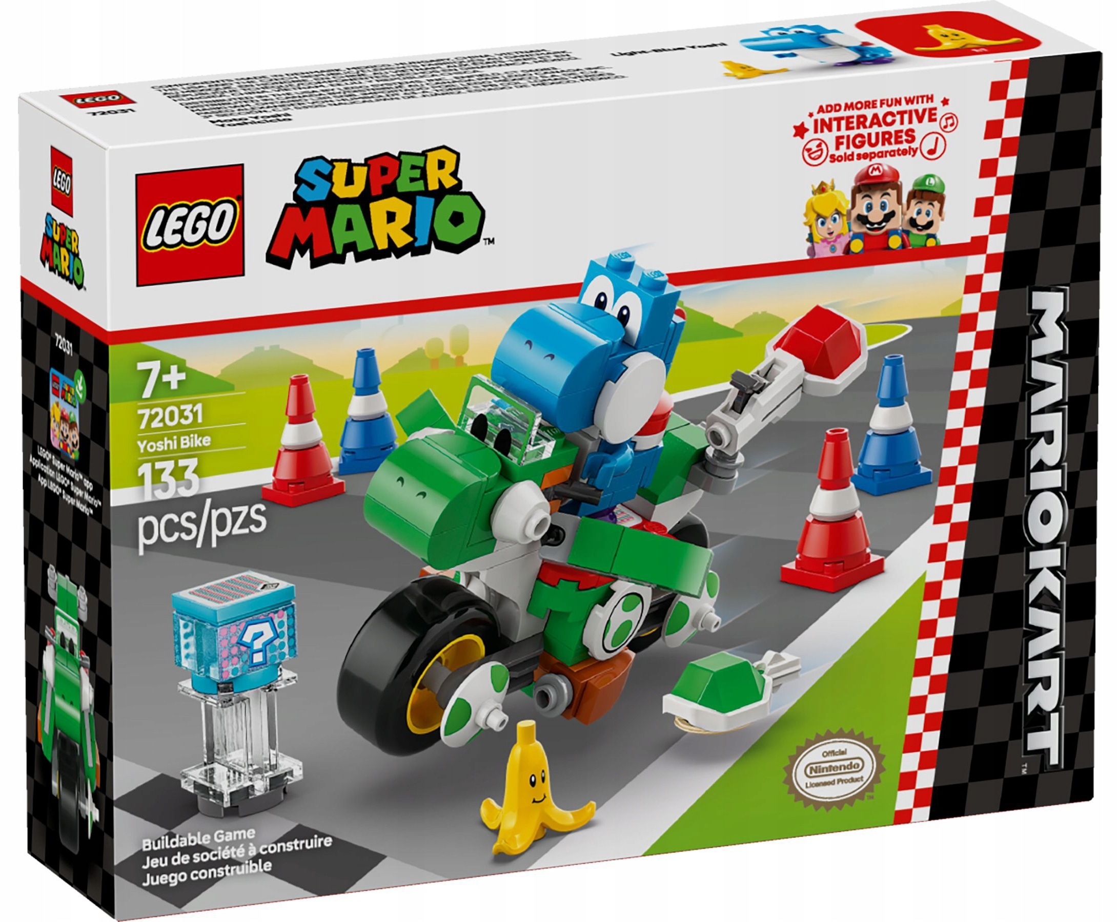 Lego Mario Mario Kart Yoshi Motorka