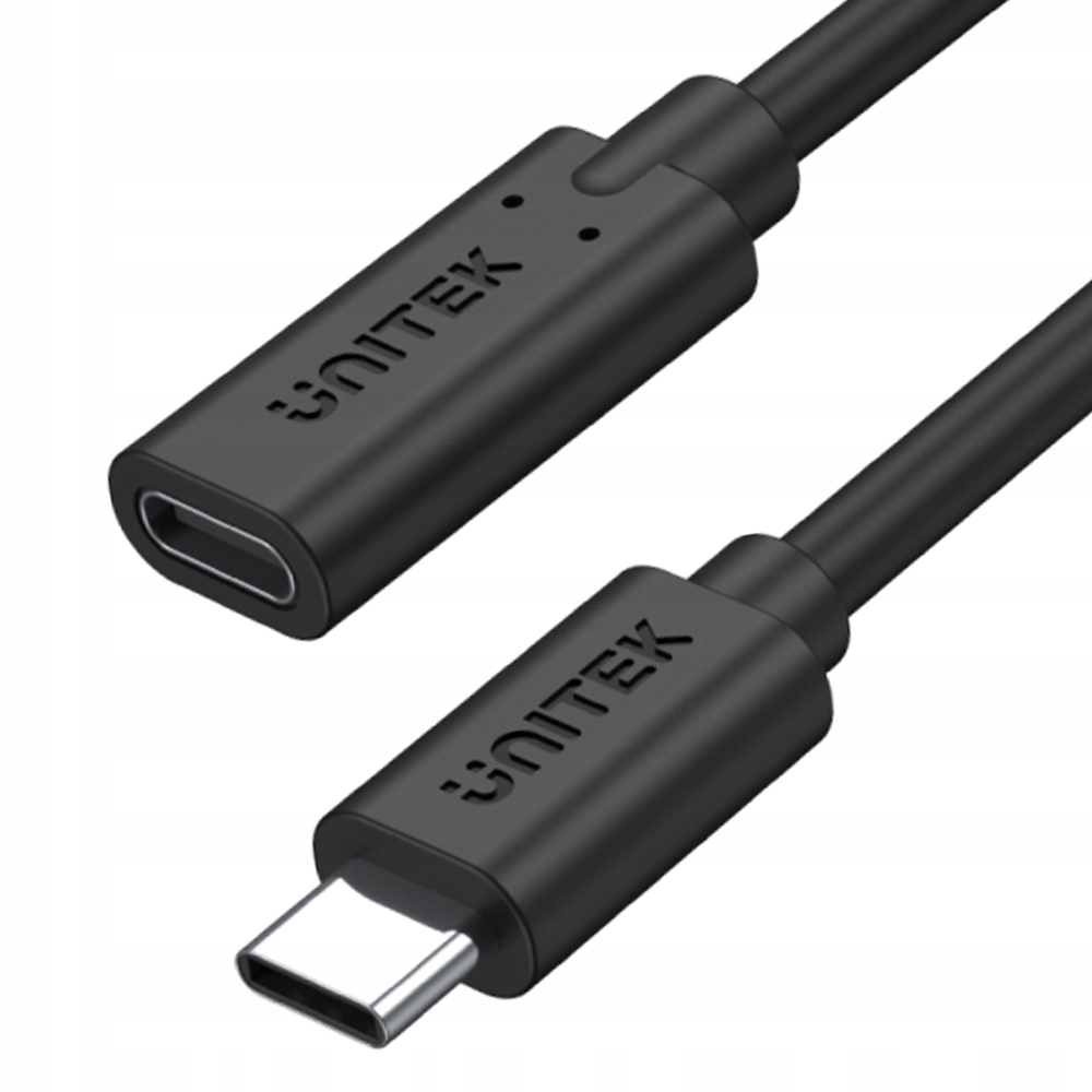 Przedłużacz USB-C 10Gbps 4K, PD 100W 1,5 m Unitek Kod producenta C14086BK-1.5M