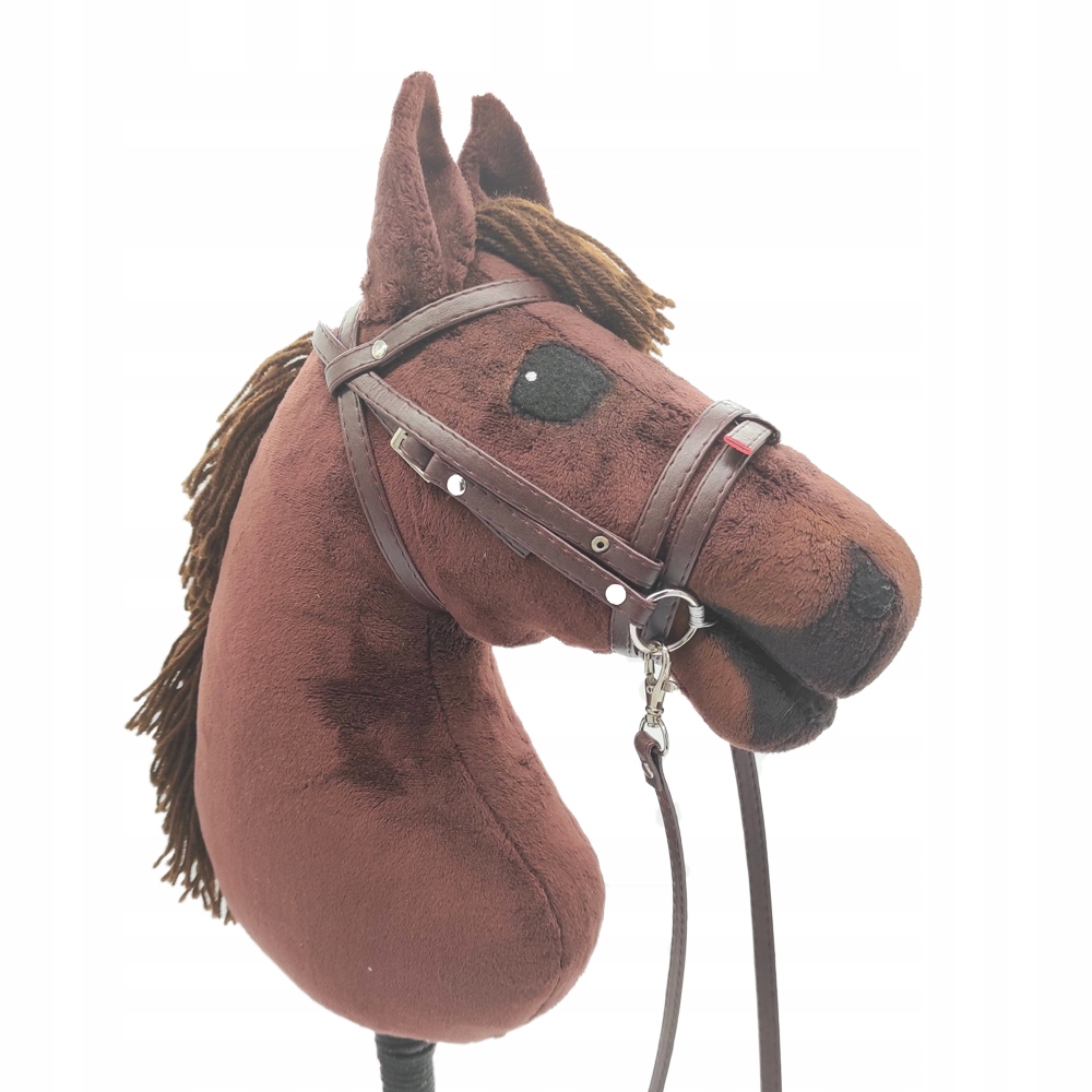 

Ogłowie angielskie z wodzami -brąż- hobby horse