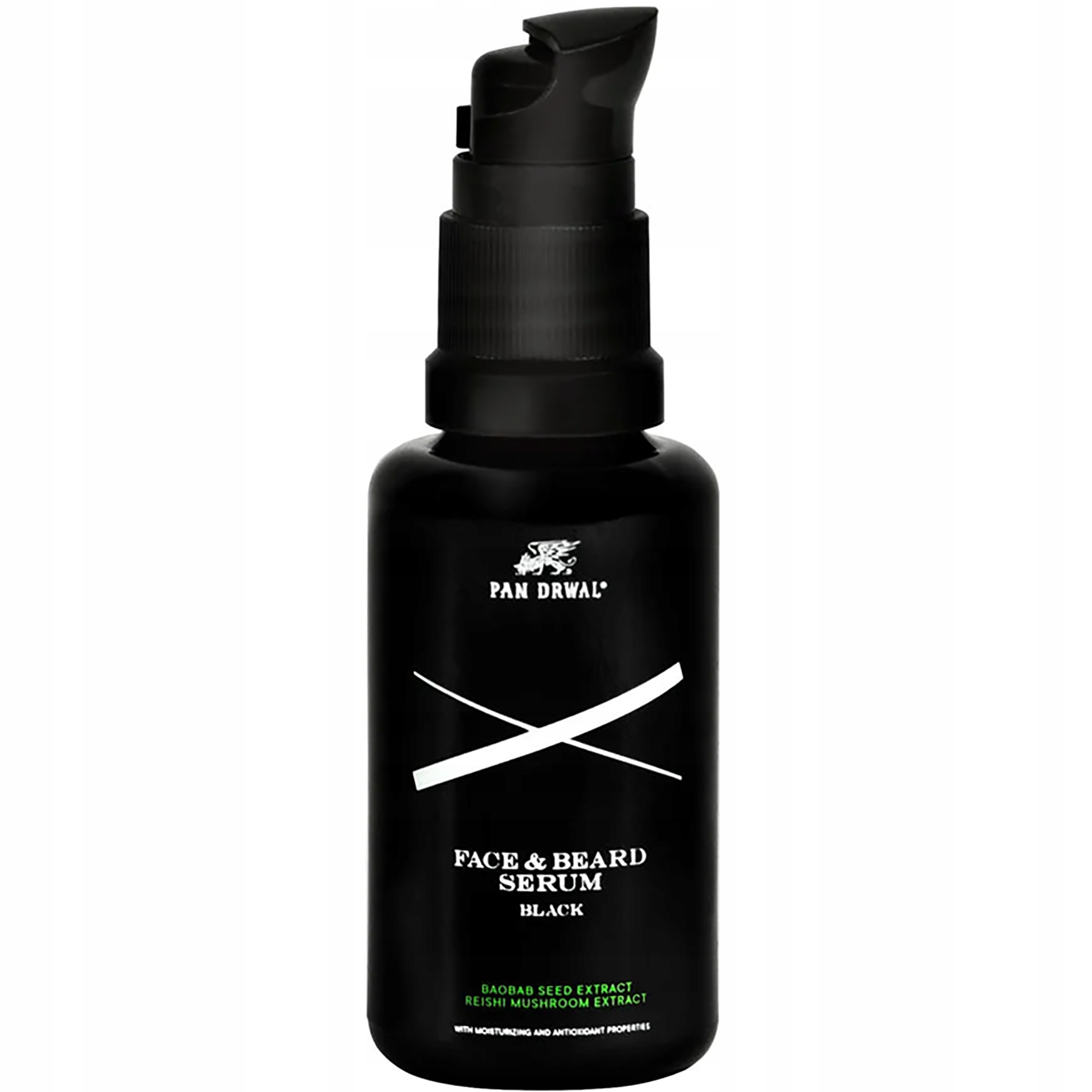 Hydratační sérum Pan Drwal Black na obličej a vousy 30 ml