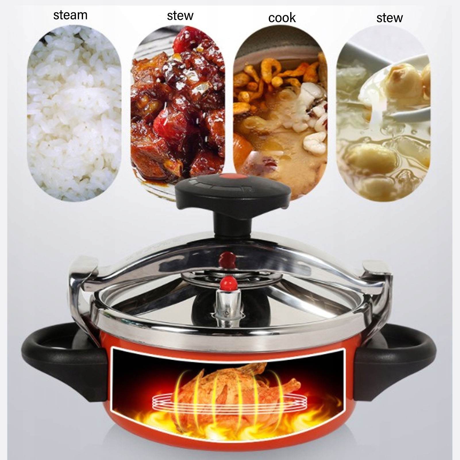 SZYBKOWAR GARNEK CIŚNIENIOWY 2L MINIWARWAR STALI Pojemność 2 l