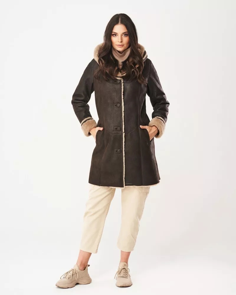 Kożuch damski Megan - L