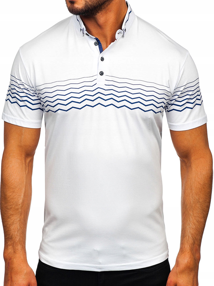 

Koszulka Polo Męska Biała 192432 DENLEY_2XL
