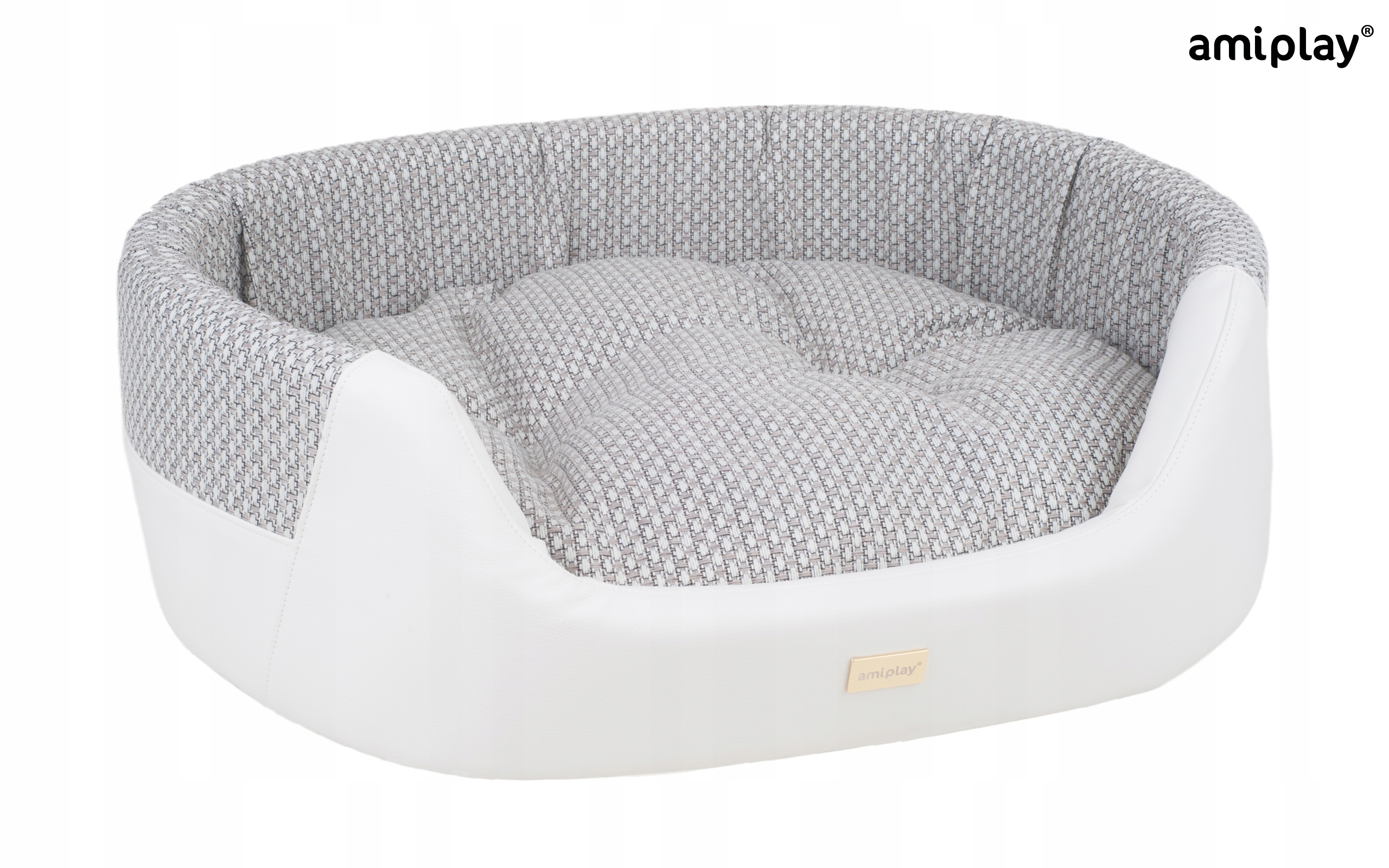 Levně Amiplay Pelíšek Elipsa Morgan Bílá L