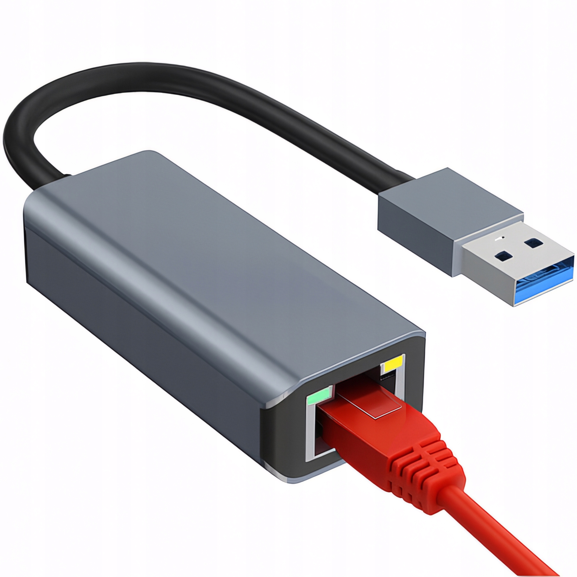 KARTA SIECIOWA ADAPTER HUB USB 3.0 PRZEJŚCIÓWKA RJ45 GIGABIT LAN ETHERNET