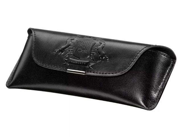 Pouzdro Na Brýle Albinex Exclusive Přírodní kůže 90.010  Černá