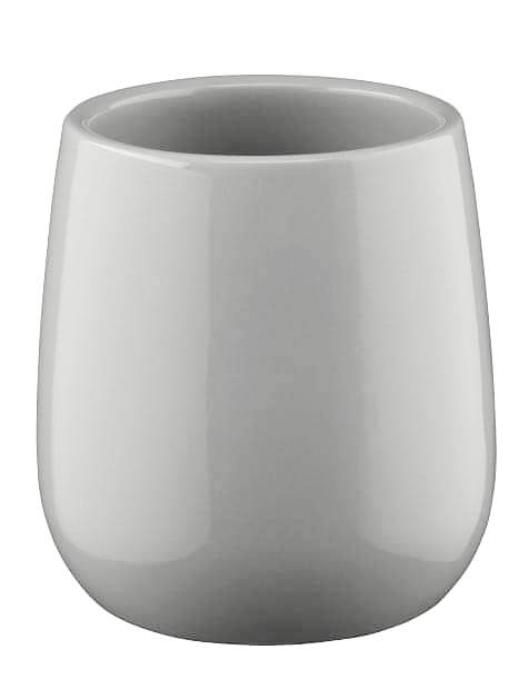

Kubek łazienkowy Beverly ceramika 450 ml szary