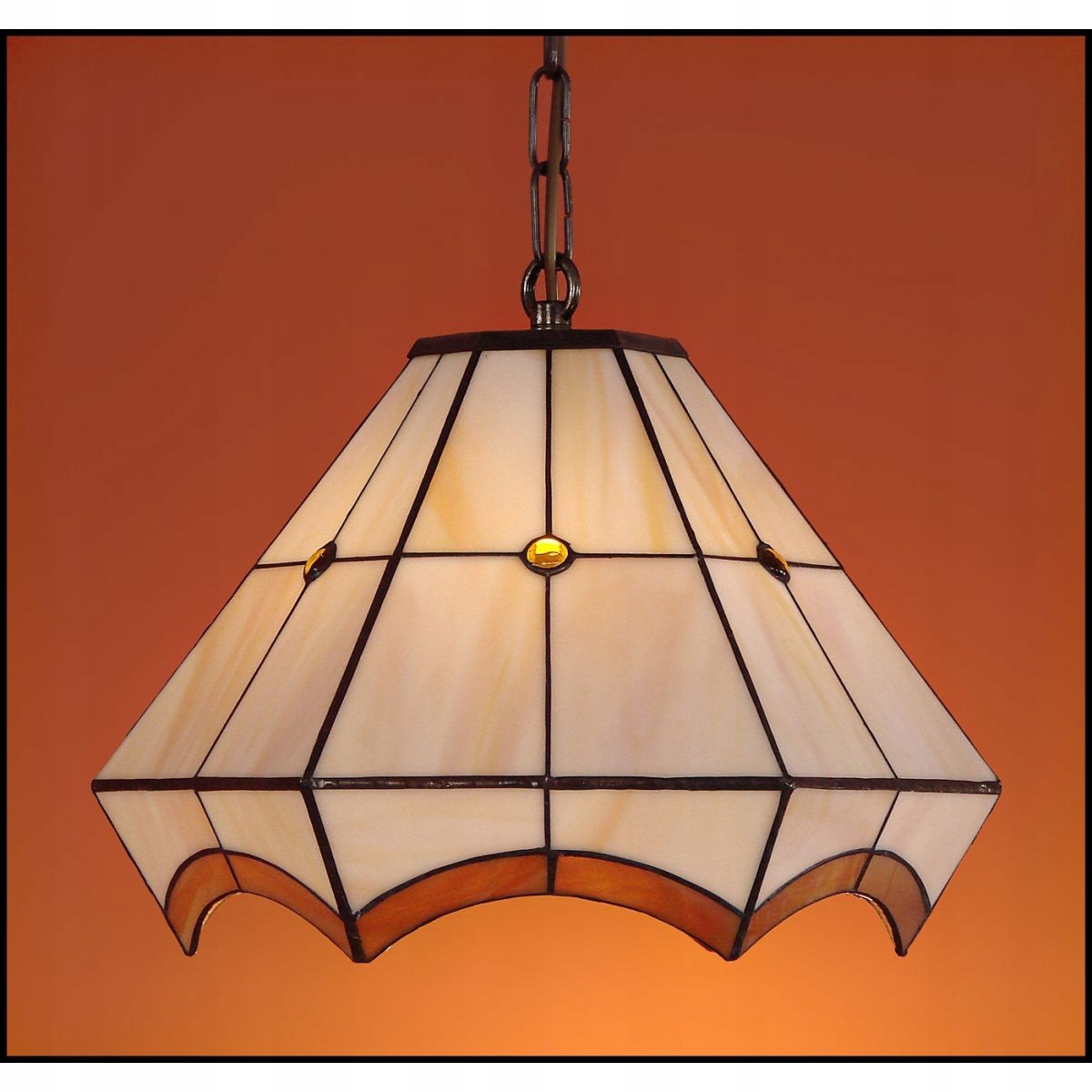 Lampa luster závesný vitráž Piero 30 cm