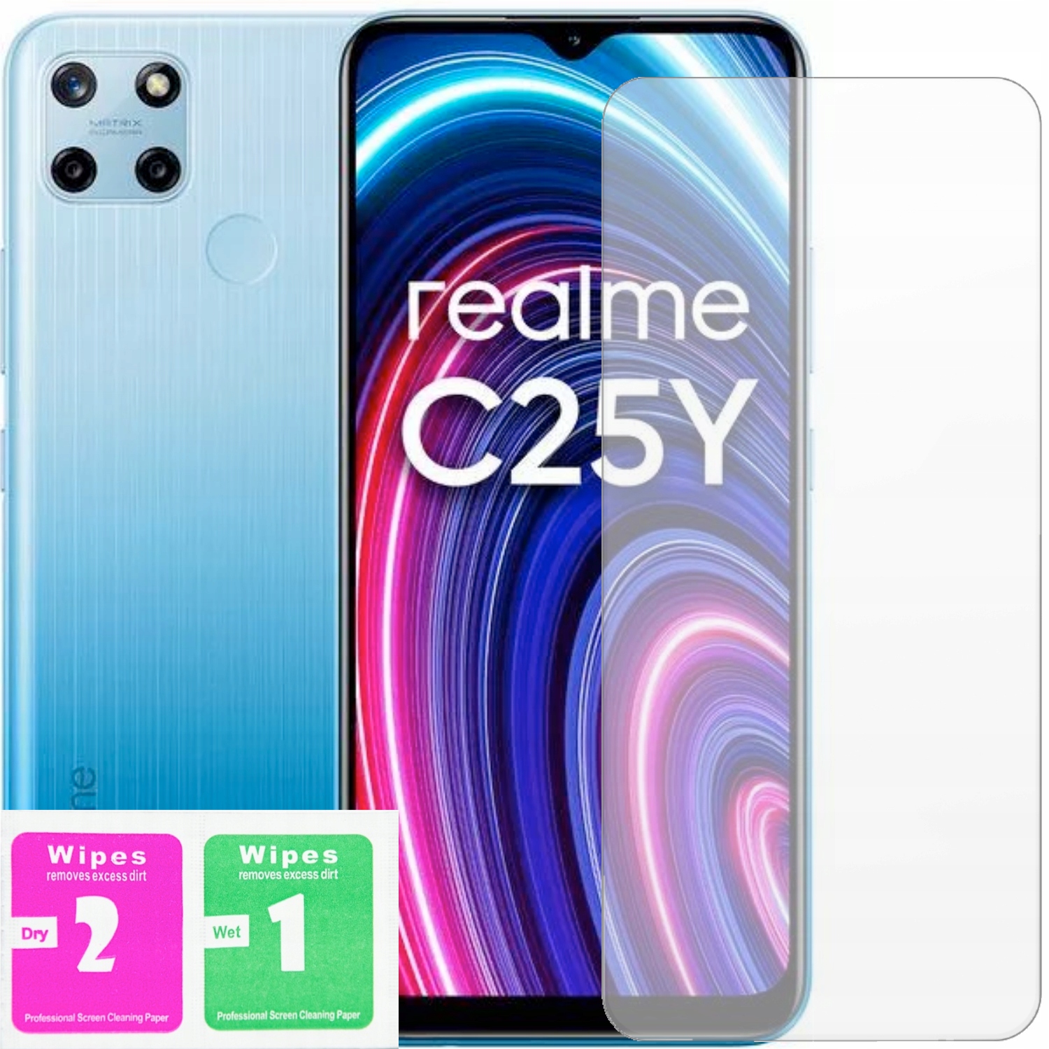 

Szkło Hartowane 9H Do Realme C25Y Szybka Na Ekran