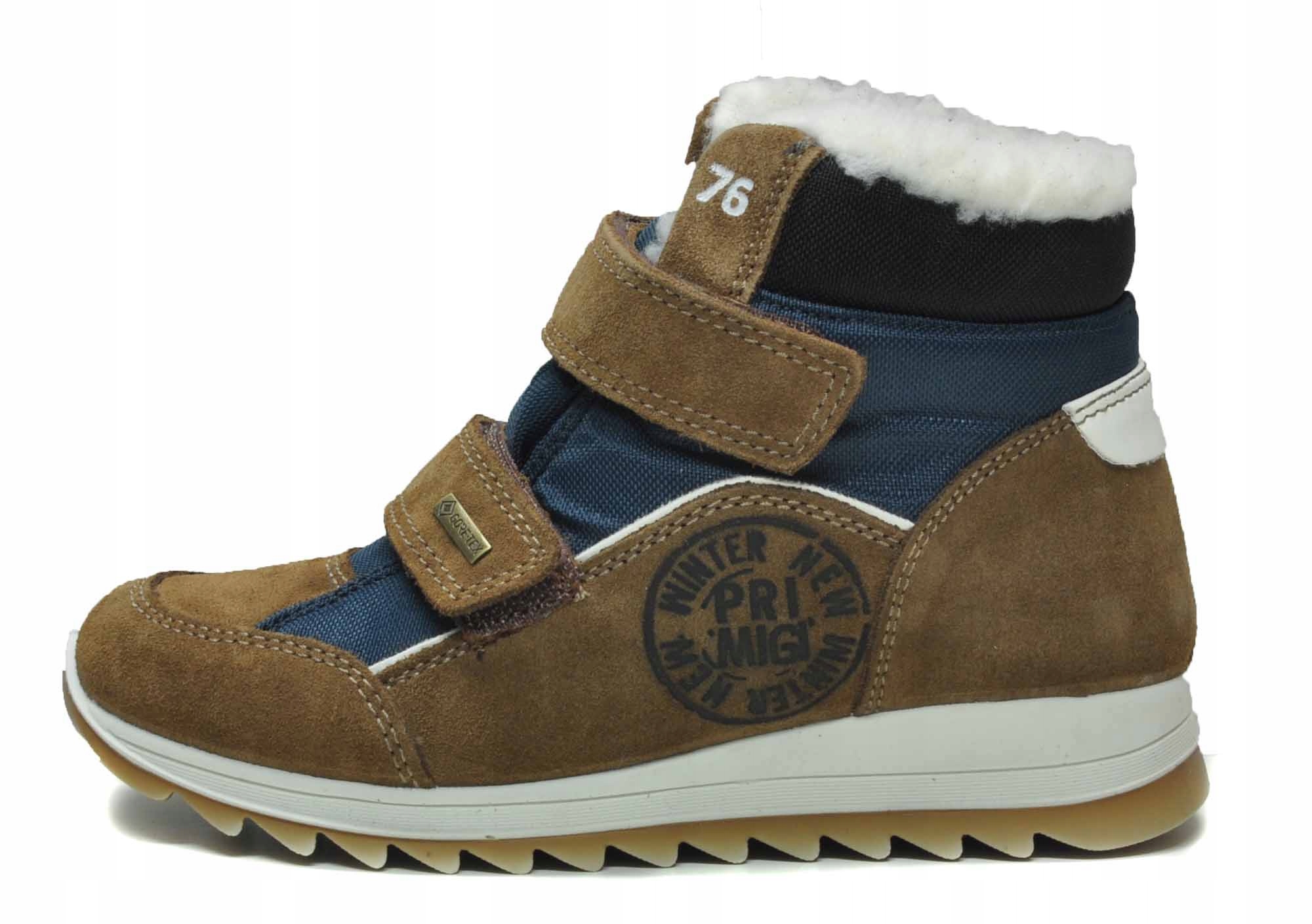 Primigi 2886100 brąz Trzewiki Goretex R.35