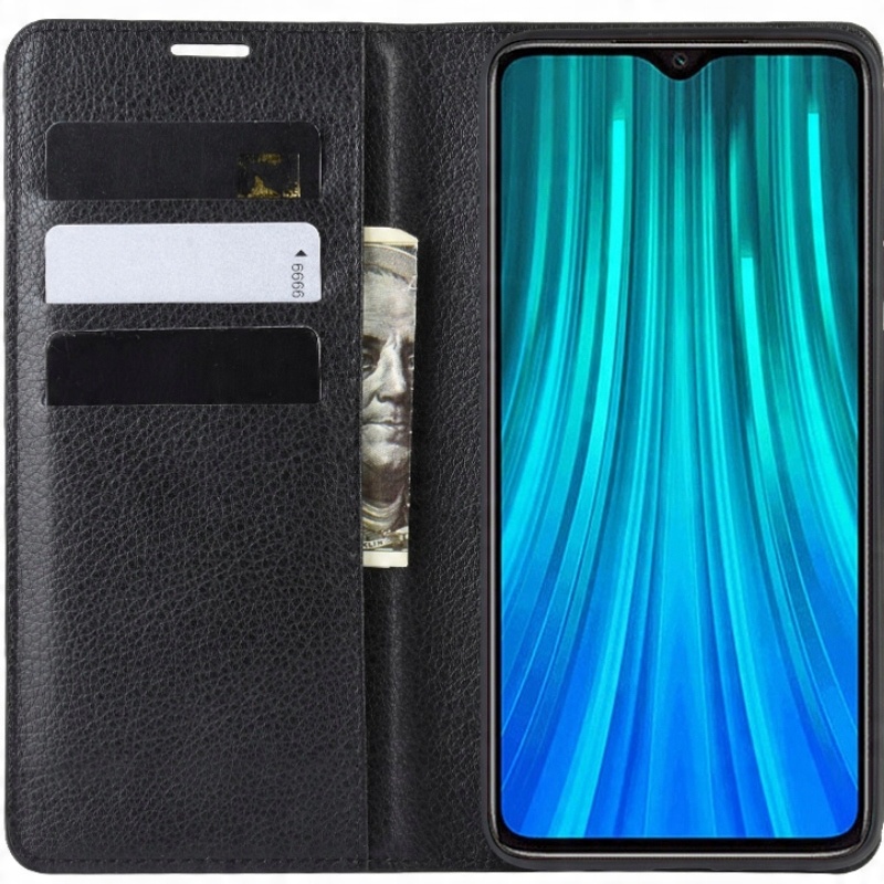 

Etui Z Klapką Portfel Litchi Do Redmi Note 8 Pro