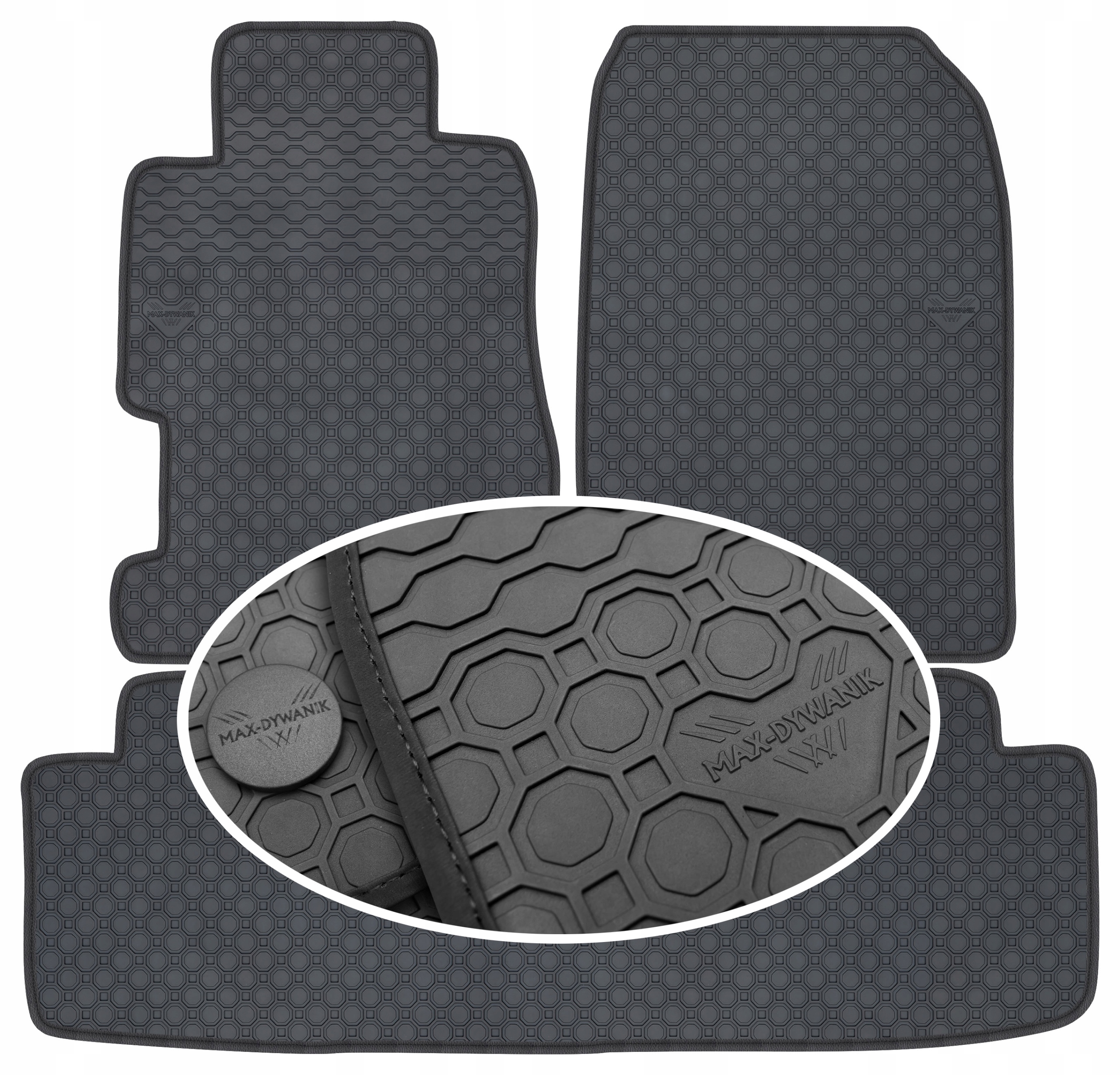 Honda Civic VII Cp 2001-2005 Gumový koberec PrimeLiner čierny