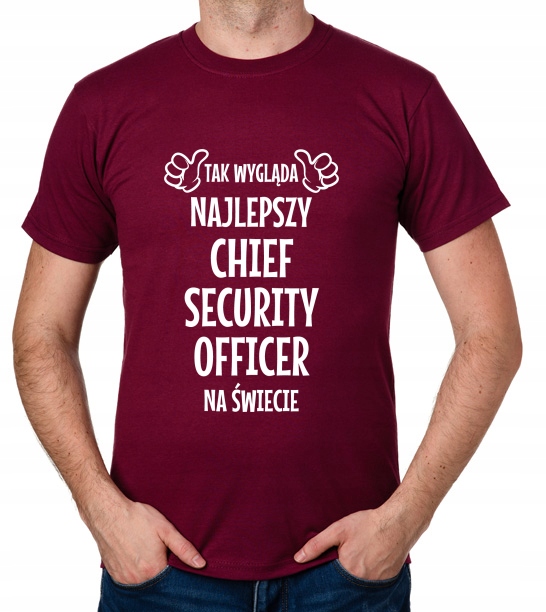 

koszulka Najlepszy Chief Security Officer prezent