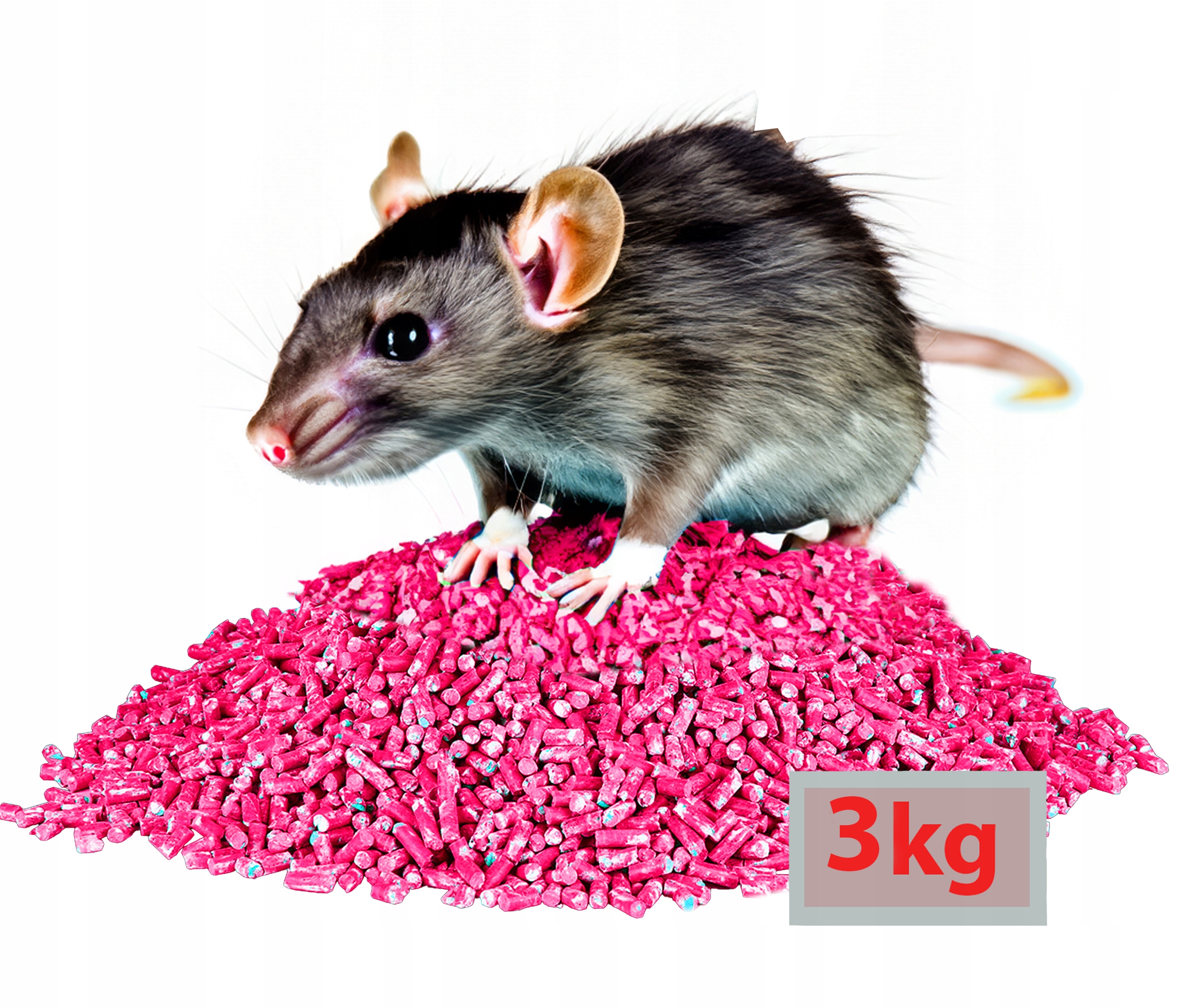 3kg GRANULAT NA MYSZY SZCZURY TRUTKA BIOXI RODENT