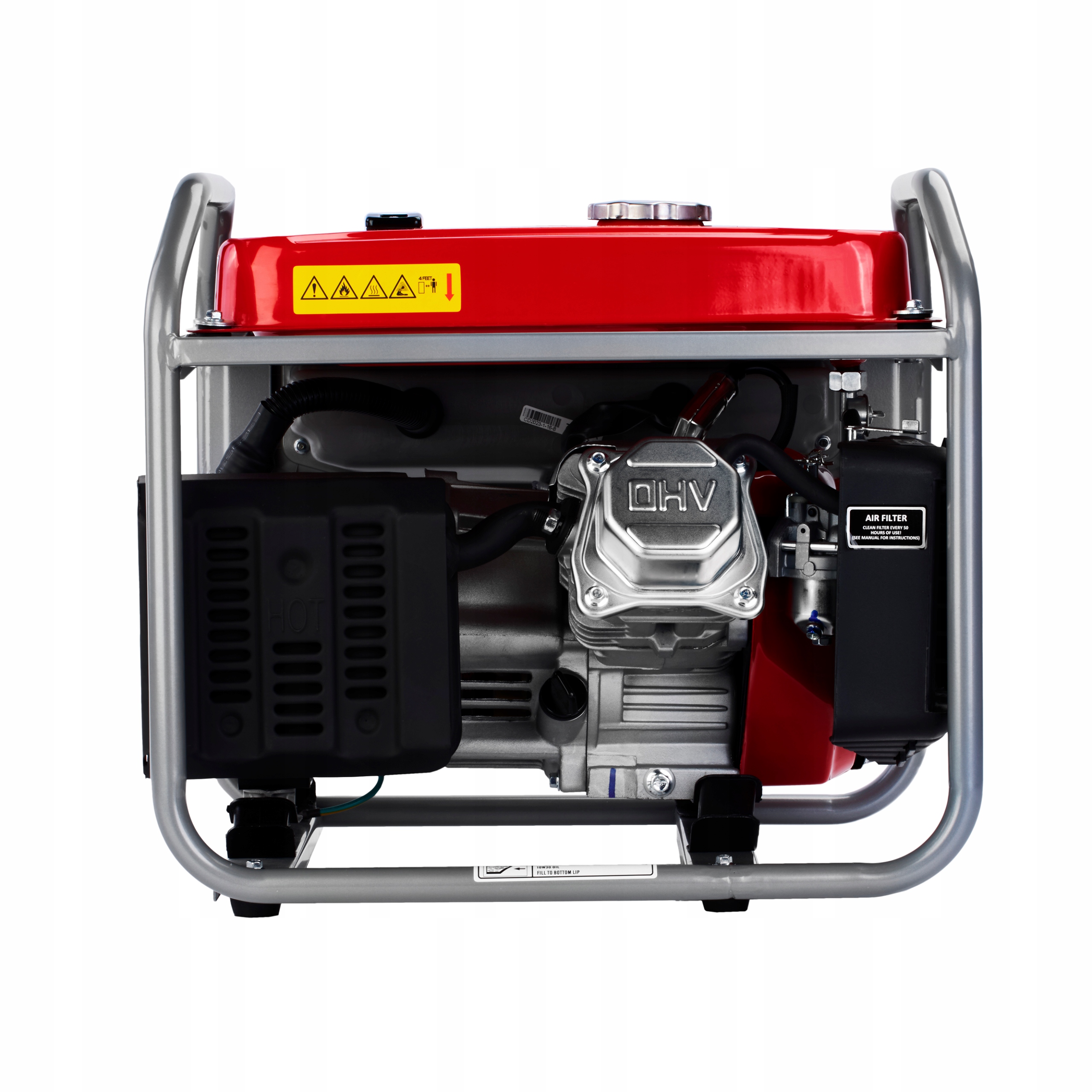 AGREGAT PRĄDOTWÓRCZY JEDNOFAZOWY 2000W PRZENOŚNY BENZYNA 4-SUWOWY CICHY Typ agregatu jednofazowy