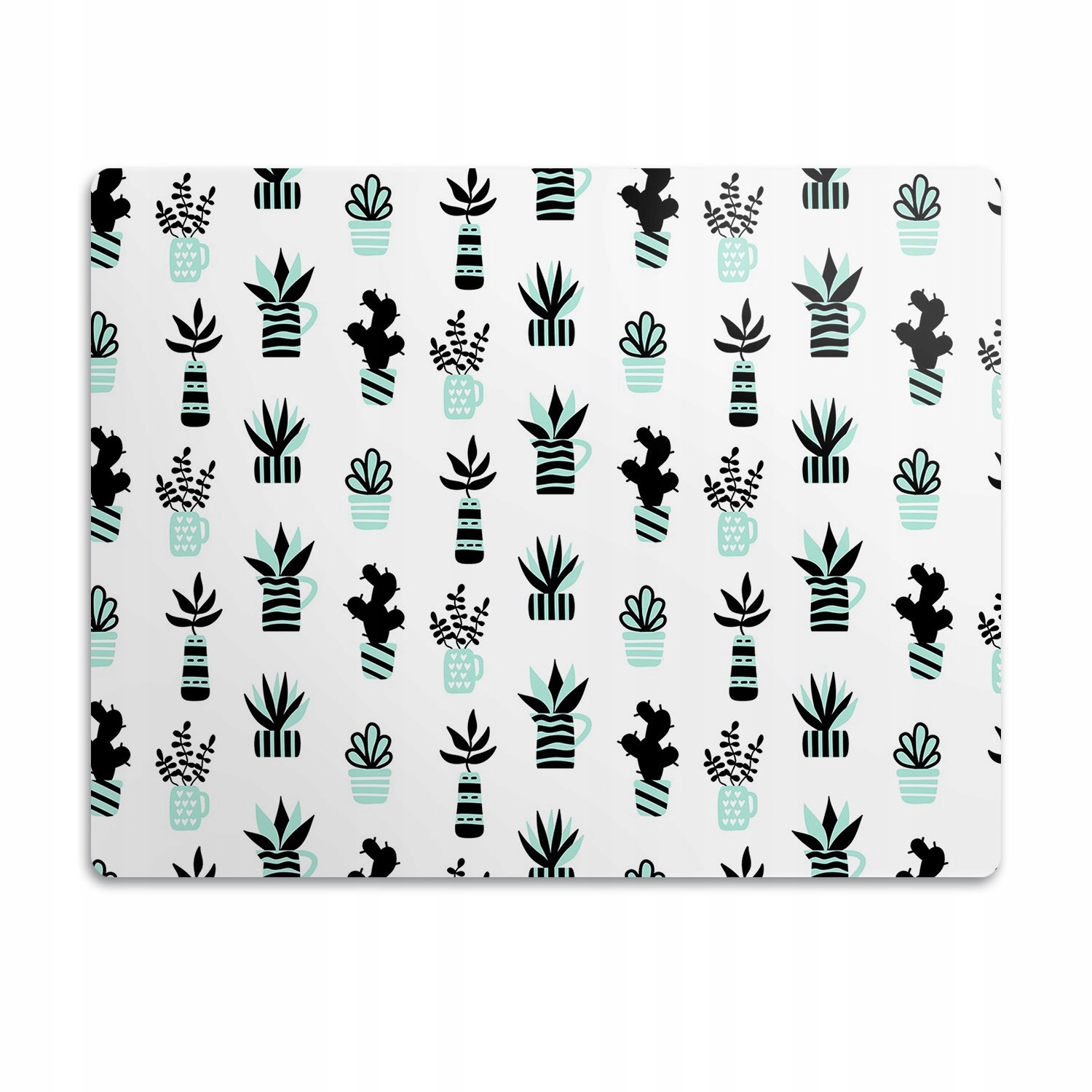 Levně Ochranná podložka pro psa Sukulenty v květináčích 90x60