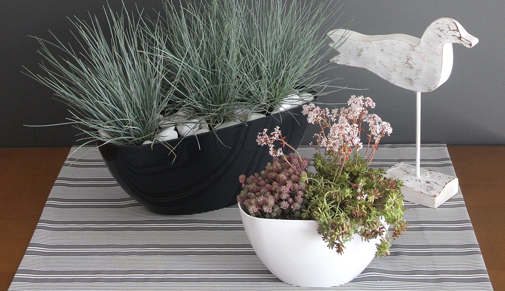 DONICZKA OSŁONKA BIAŁA DO STORCZYKÓW DRZEWKA BONSAI OWALNA - Ś20 cm W10cm Marka Duda-Pol