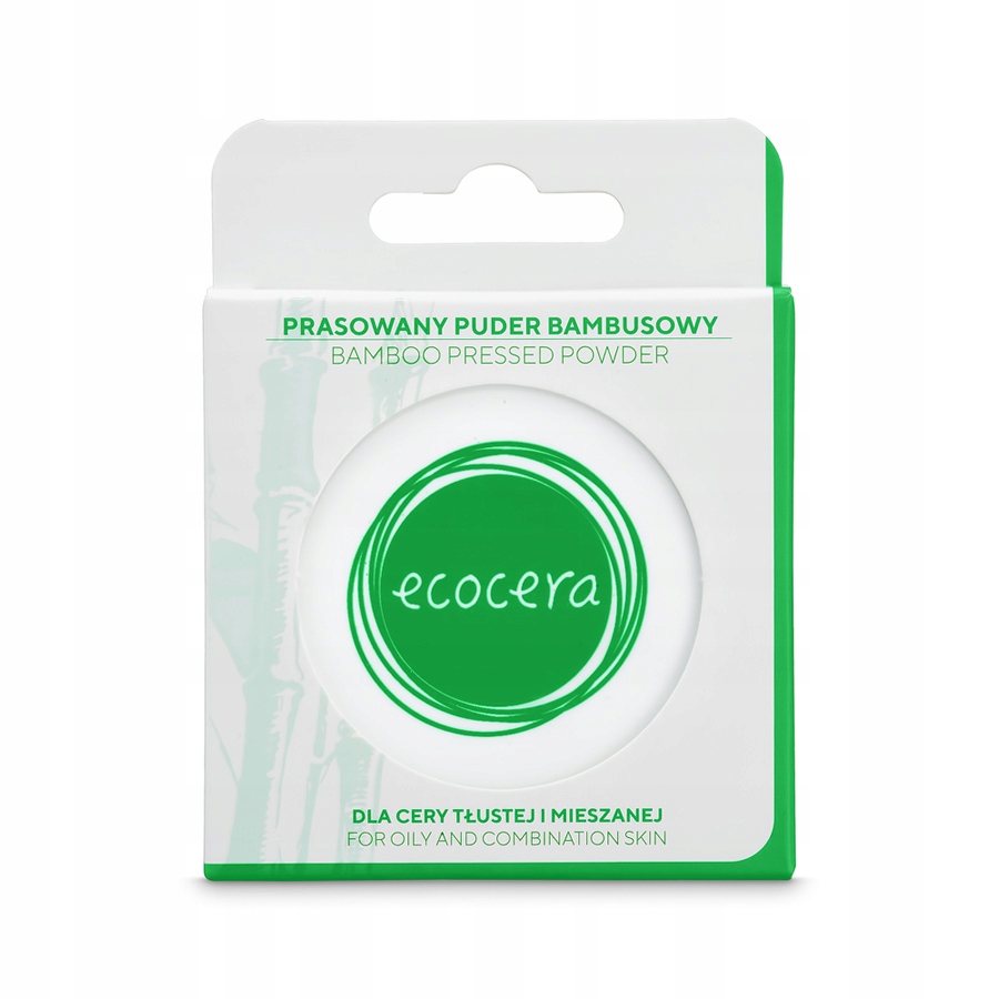 ECOCERA puder bambusowy dla cery tłustej 10g SPF brak